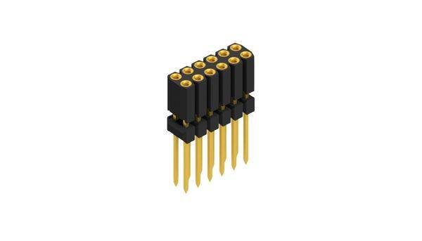 Fischer Elektronik Buchsenleiste (Präzision) Anzahl Reihen: 2 10026294 10St.
