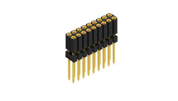 Fischer Elektronik Buchsenleiste (Präzision) Anzahl Reihen: 2 10026297 10St.