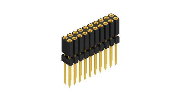 Fischer Elektronik Buchsenleiste (Präzision) Anzahl Reihen: 2 10026298 10St.