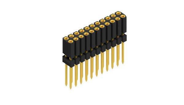 Fischer Elektronik Buchsenleiste (Präzision) Anzahl Reihen: 2 10026299 10St.