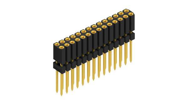 Fischer Elektronik Buchsenleiste (Präzision) Anzahl Reihen: 2 10026302 10St.