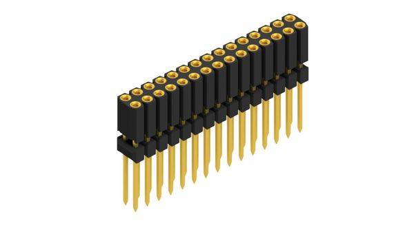 Fischer Elektronik Buchsenleiste (Präzision) Anzahl Reihen: 2 10026303 10St.