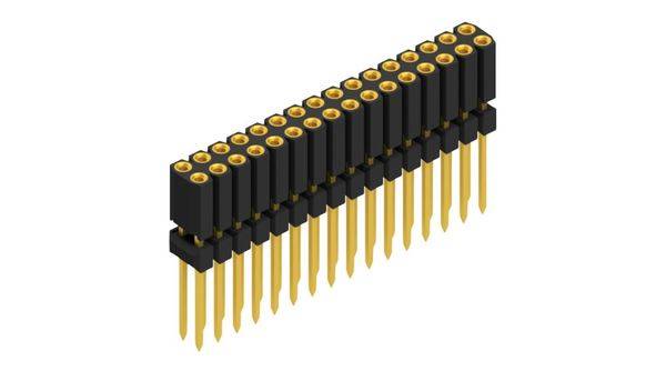 Fischer Elektronik Buchsenleiste (Präzision) Anzahl Reihen: 2 10026304 10St.