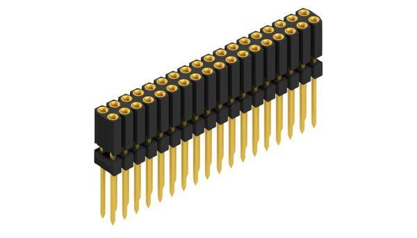 Fischer Elektronik Buchsenleiste (Präzision) Anzahl Reihen: 2 10026306 10St.