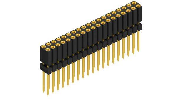 Fischer Elektronik Buchsenleiste (Präzision) Anzahl Reihen: 2 10026307 10St.