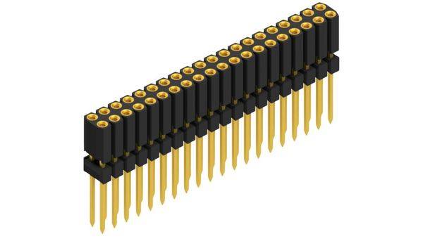 Fischer Elektronik Buchsenleiste (Präzision) Anzahl Reihen: 2 10026308 10St.
