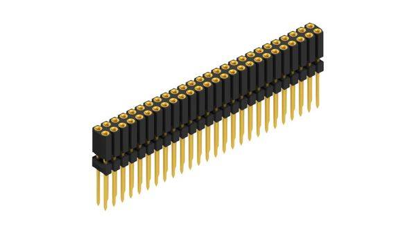 Fischer Elektronik Buchsenleiste (Präzision) Anzahl Reihen: 2 10026314 10St.