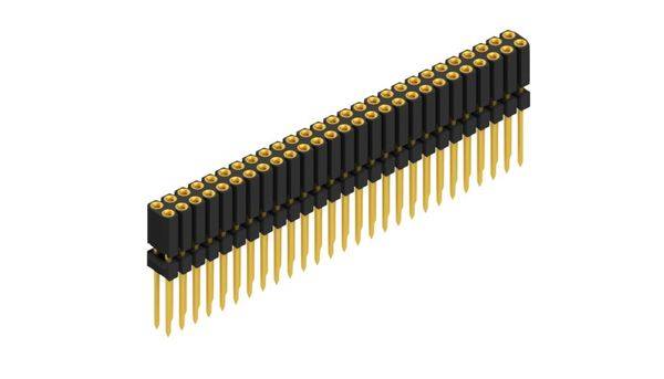 Fischer Elektronik Buchsenleiste (Präzision) Anzahl Reihen: 2 10026315 10St.