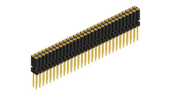 Fischer Elektronik Buchsenleiste (Präzision) Anzahl Reihen: 2 10026318 10St.