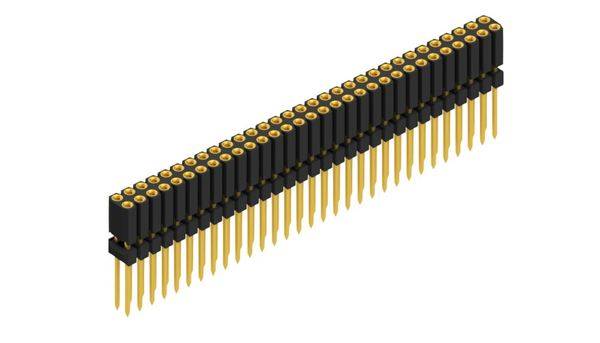 Fischer Elektronik Buchsenleiste (Präzision) Anzahl Reihen: 2 10026319 10St.