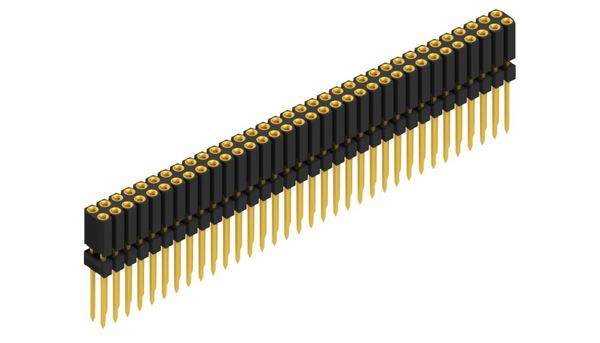 Fischer Elektronik Buchsenleiste (Präzision) Anzahl Reihen: 2 10026322 10St.