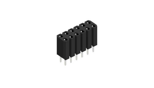 Fischer Elektronik Buchsenleiste (Standard) Anzahl Reihen: 2 10026337 10St.