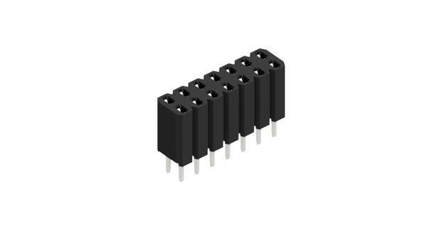 Fischer Elektronik Buchsenleiste (Standard) Anzahl Reihen: 2 10026339 10St.