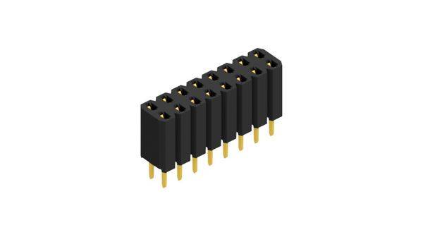 Fischer Elektronik Buchsenleiste (Standard) Anzahl Reihen: 2 10026340 10St.