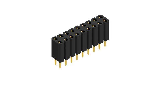 Fischer Elektronik Buchsenleiste (Standard) Anzahl Reihen: 2 10026342 10St.