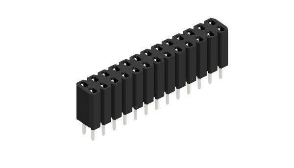 Fischer Elektronik Buchsenleiste (Standard) Anzahl Reihen: 2 10026351 10St.