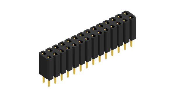 Fischer Elektronik Buchsenleiste (Standard) Anzahl Reihen: 2 10026352 10St.