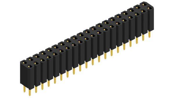 Fischer Elektronik Buchsenleiste (Standard) Anzahl Reihen: 2 10026364 10St.
