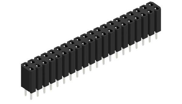 Fischer Elektronik Buchsenleiste (Standard) Anzahl Reihen: 2 10026365 10St.