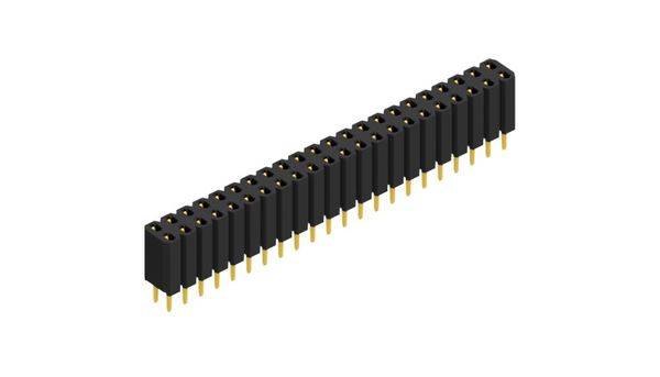 Fischer Elektronik Buchsenleiste (Standard) Anzahl Reihen: 2 10026368 10St.