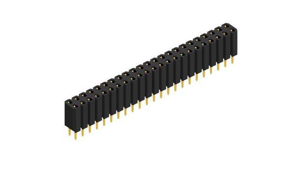 Fischer Elektronik Buchsenleiste (Standard) Anzahl Reihen: 2 10026370 10St.