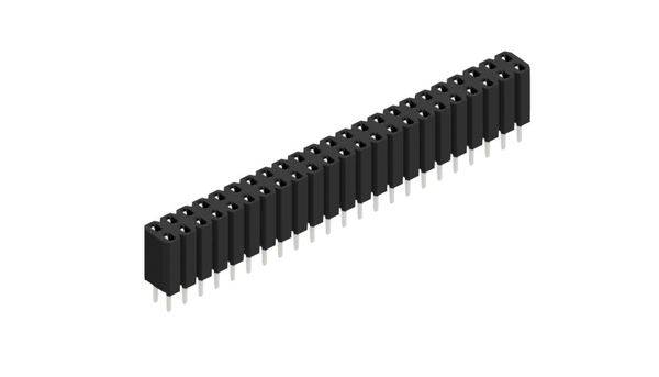 Fischer Elektronik Buchsenleiste (Standard) Anzahl Reihen: 2 10026371 10St.