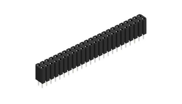 Fischer Elektronik Buchsenleiste (Standard) Anzahl Reihen: 2 10026373 10St.