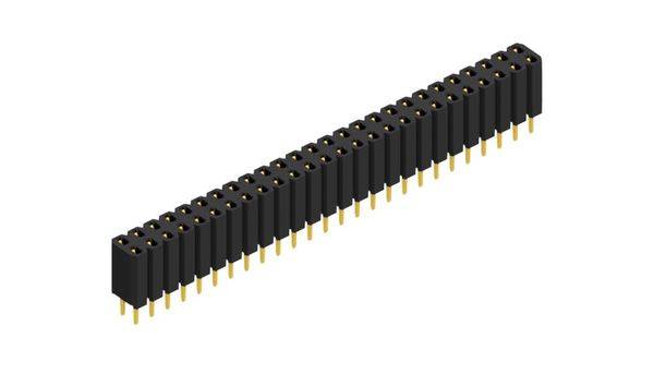 Fischer Elektronik Buchsenleiste (Standard) Anzahl Reihen: 2 10026376 10St.