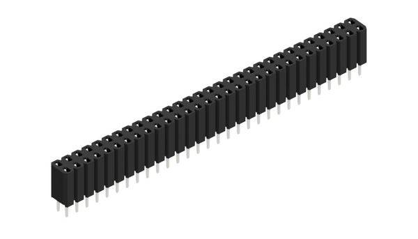 Fischer Elektronik Buchsenleiste (Standard) Anzahl Reihen: 2 10026385 10St.