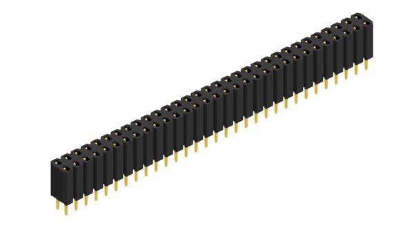 Fischer Elektronik Buchsenleiste (Standard) Anzahl Reihen: 2 10026386 10St.
