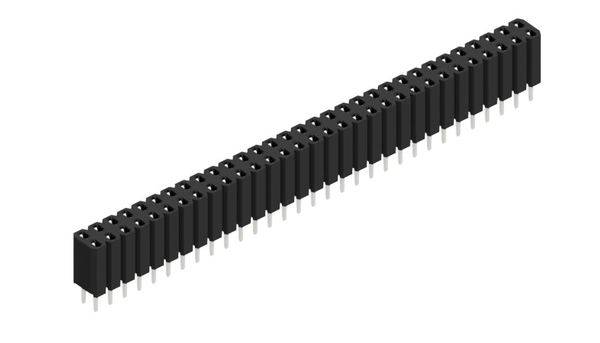 Fischer Elektronik Buchsenleiste (Standard) Anzahl Reihen: 2 10026387 10St.