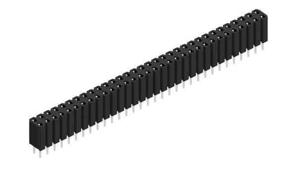 Fischer Elektronik Buchsenleiste (Standard) Anzahl Reihen: 2 10026389 10St.