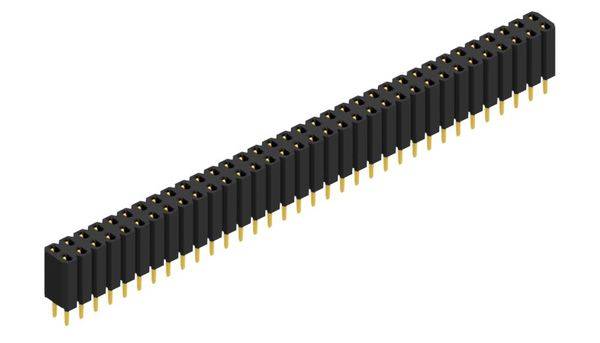 Fischer Elektronik Buchsenleiste (Standard) Anzahl Reihen: 2 10026392 10St.