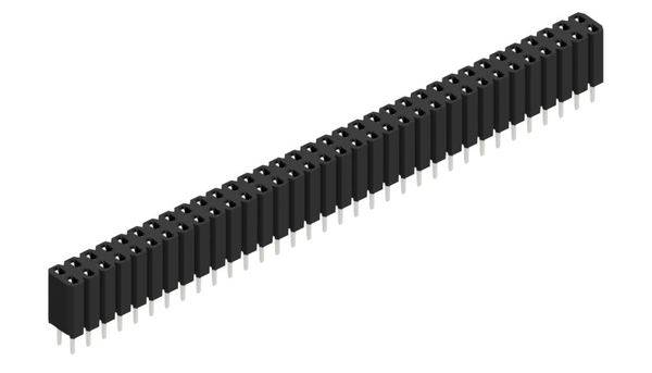 Fischer Elektronik Buchsenleiste (Standard) Anzahl Reihen: 2 10026393 10St.