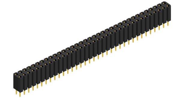 Fischer Elektronik Buchsenleiste (Standard) Anzahl Reihen: 2 10026394 10St.