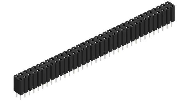 Fischer Elektronik Buchsenleiste (Standard) Anzahl Reihen: 2 10026395 10St.
