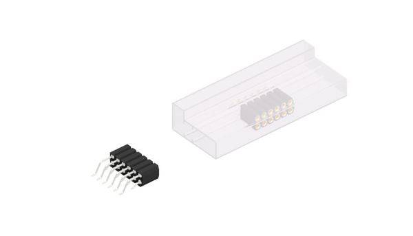 Fischer Elektronik Buchsenleiste (Präzision) Anzahl Reihen: 2 10026406 10St.