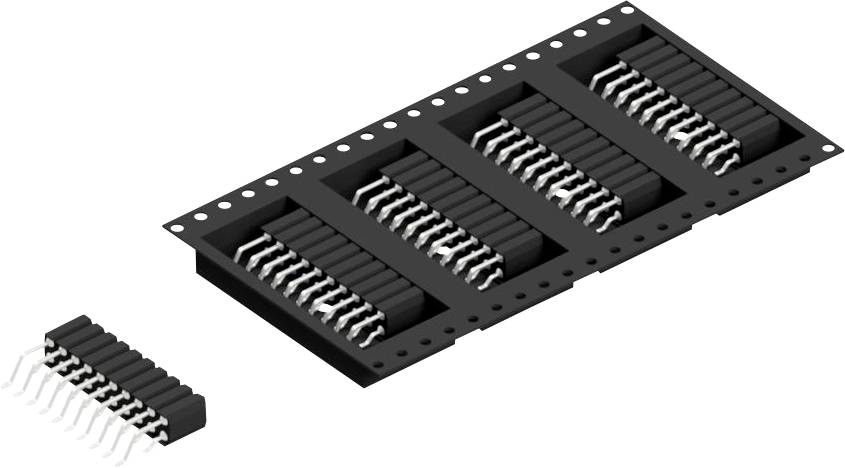 Fischer Elektronik Buchsenleiste (Präzision) Anzahl Reihen: 2 BL20SMD20TR 600St.