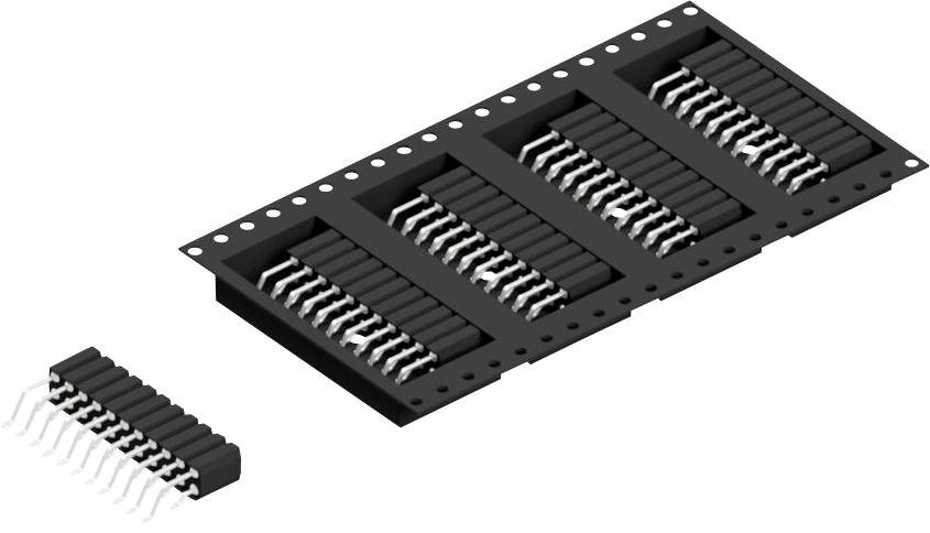 Fischer Elektronik Buchsenleiste (Präzision) Anzahl Reihen: 2 BL20SMD22TR 600St.