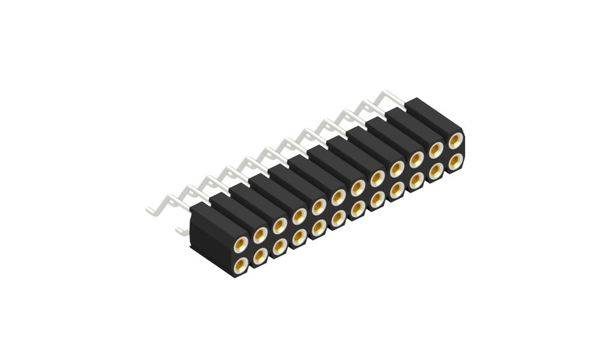 Fischer Elektronik Buchsenleiste (Präzision) Anzahl Reihen: 2 10026414 10St.