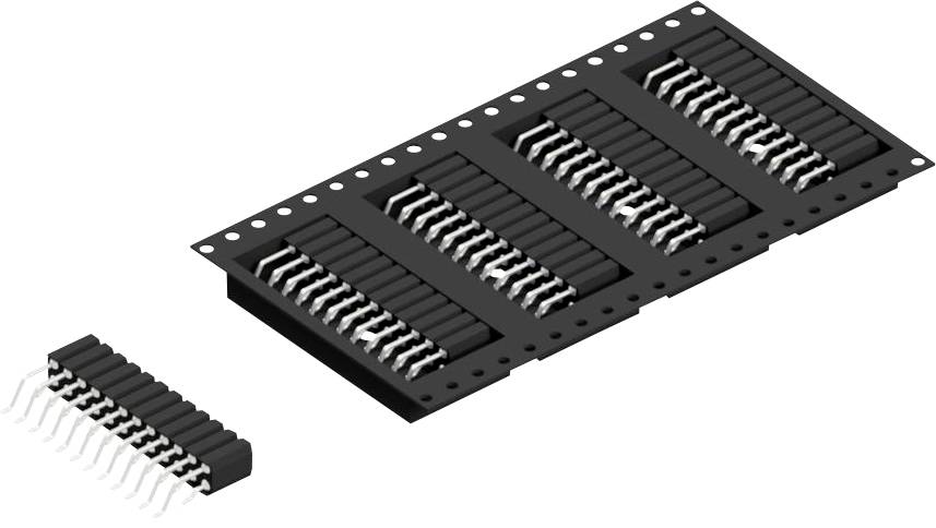 Fischer Elektronik Buchsenleiste (Präzision) Anzahl Reihen: 2 BL20SMD24TR 600St.
