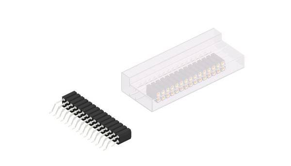 Fischer Elektronik Buchsenleiste (Präzision) Anzahl Reihen: 2 10136476 10St.