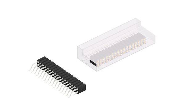 Fischer Elektronik Buchsenleiste (Präzision) Anzahl Reihen: 2 10026422 10St.