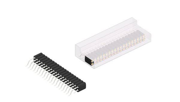 Fischer Elektronik Buchsenleiste (Präzision) Anzahl Reihen: 2 BL20SMD38SM 10St.