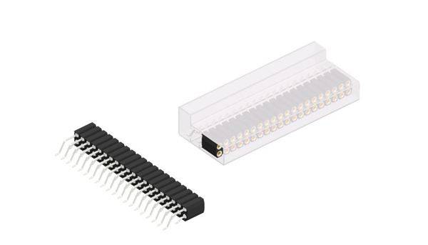 Fischer Elektronik Buchsenleiste (Präzision) Anzahl Reihen: 2 10026424 10St.