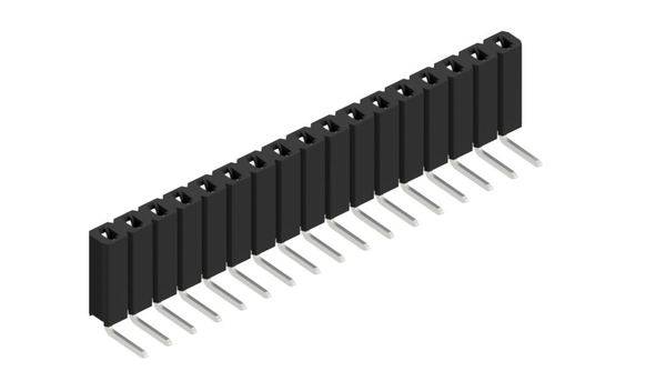 Fischer Elektronik Buchsenleiste (Standard) Anzahl Reihen: 1 10026537 10St.