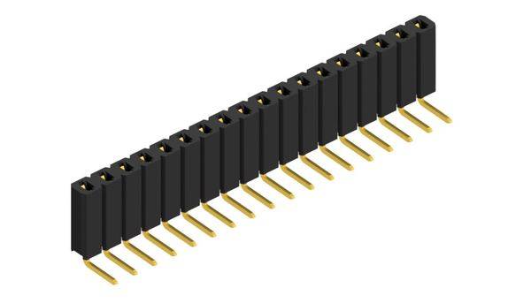 Fischer Elektronik Buchsenleiste (Standard) Anzahl Reihen: 1 10026538 10St.