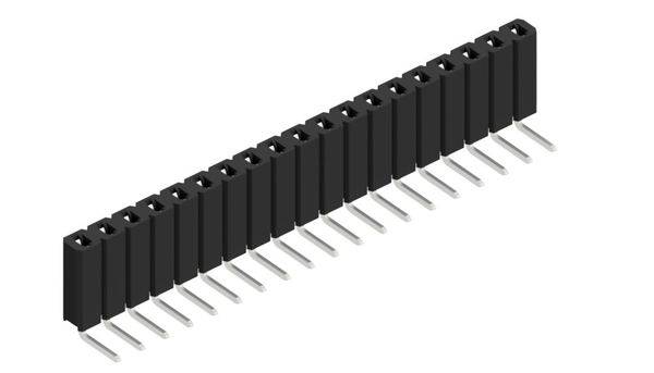 Fischer Elektronik Buchsenleiste (Standard) Anzahl Reihen: 1 10026540 10St.