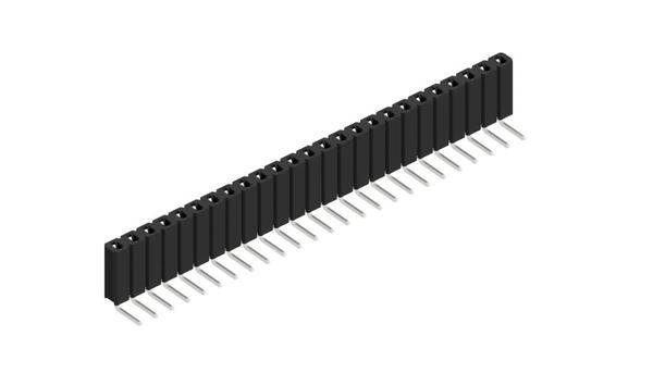 Fischer Elektronik Buchsenleiste (Standard) Anzahl Reihen: 1 10026551 10St.