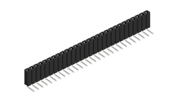 Fischer Elektronik Buchsenleiste (Standard) Anzahl Reihen: 1 10026554 10St.